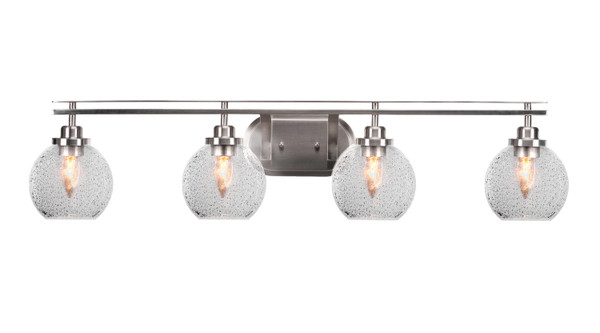 Toltec Lighting - 2614-BN-4102 - Four Light Bath Bar - Odyssey - Brushed Nickel