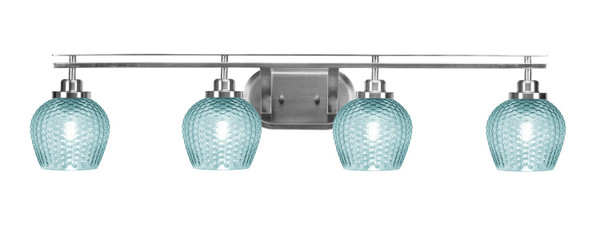 Toltec Lighting - 2614-BN-4605 - Four Light Bath Bar - Odyssey - Brushed Nickel