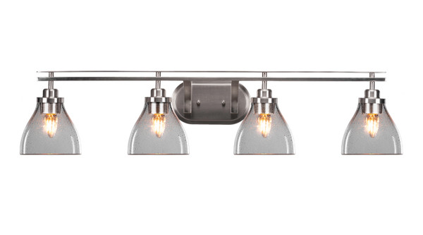 Toltec Lighting - 2614-BN-4760 - Four Light Bath Bar - Odyssey - Brushed Nickel