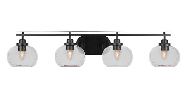 Toltec Lighting - 2614-MB-202 - Four Light Bath Bar - Odyssey - Matte Black