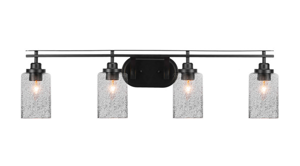 Toltec Lighting - 2614-MB-3002 - Four Light Bath Bar - Odyssey - Matte Black