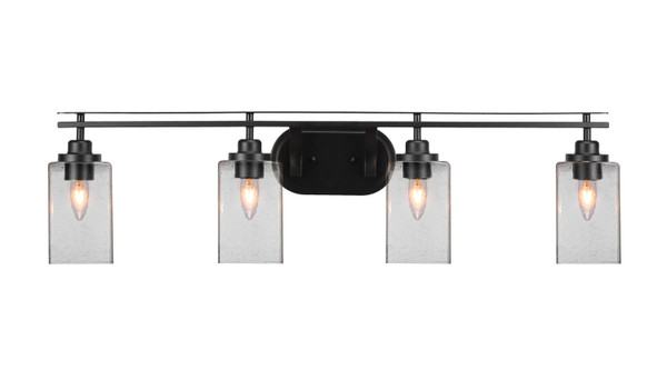 Toltec Lighting - 2614-MB-530 - Four Light Bath Bar - Odyssey - Matte Black