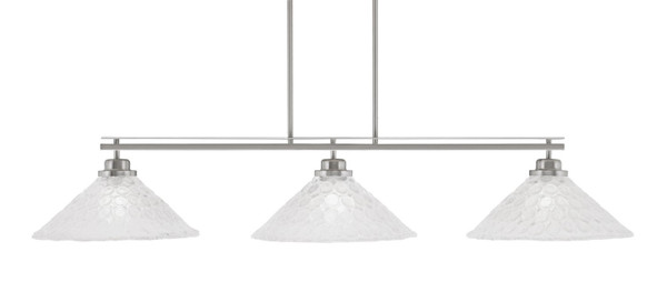 Toltec Lighting - 2633-BN-411 - Three Light Bar - Odyssey - Brushed Nickel