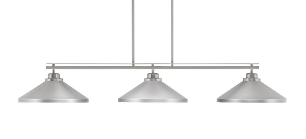 Toltec Lighting - 2633-BN-424 - Three Light Bar - Odyssey - Brushed Nickel
