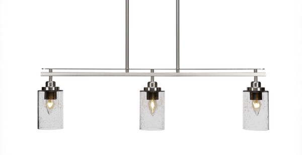 Toltec Lighting - 2636-BN-300 - Three Light Island Pendant - Odyssey - Brushed Nickel
