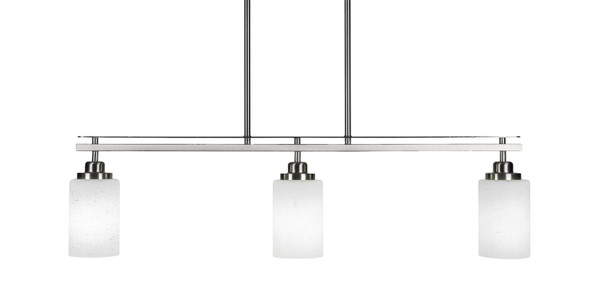 Toltec Lighting - 2636-BN-310 - Three Light Island Pendant - Odyssey - Brushed Nickel
