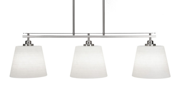 Toltec Lighting - 2636-BN-4081 - Three Light Island Pendant - Odyssey - Brushed Nickel