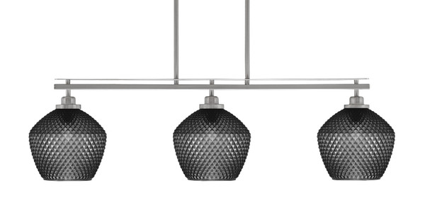 Toltec Lighting - 2636-BN-4922 - Three Light Island Pendant - Odyssey - Brushed Nickel