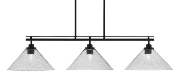 Toltec Lighting - 2636-MB-2122 - Three Light Island Pendant - Odyssey - Matte Black