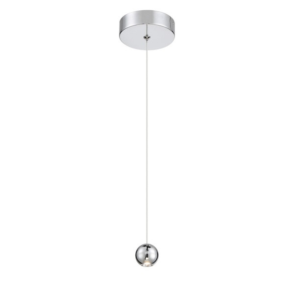 George Kovacs - P1460-077-L - LED Mini Pendant - Itty - Chrome