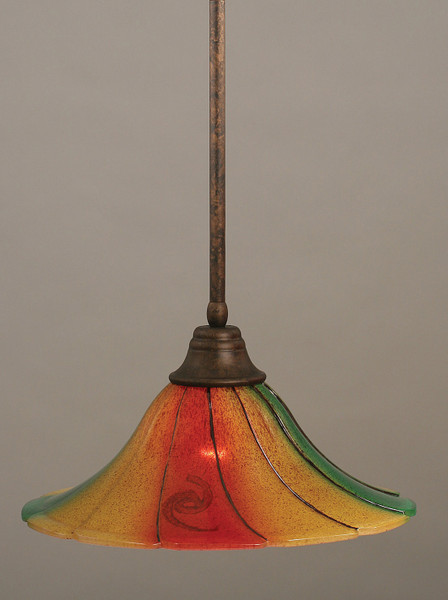 Toltec Lighting - 26-BRZ-767 - One Light Pendant - Stem - Bronze