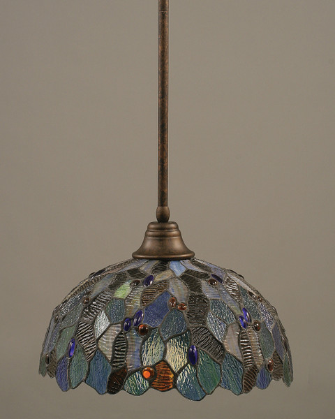 Toltec Lighting - 26-BRZ-995 - One Light Pendant - Stem - Bronze