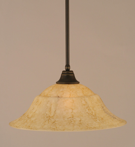 Toltec Lighting - 26-DG-53818 - One Light Pendant - Any - Dark Granite