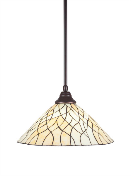 Toltec Lighting - 26-DG-911 - One Light Pendant - Any - Dark Granite