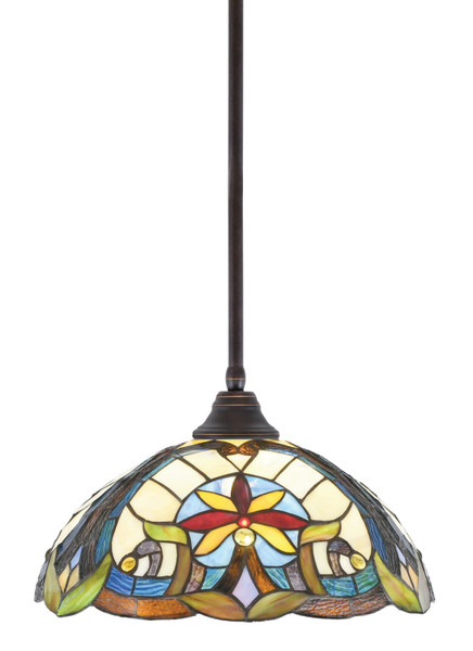 Toltec Lighting - 26-DG-936 - One Light Pendant - Any - Dark Granite