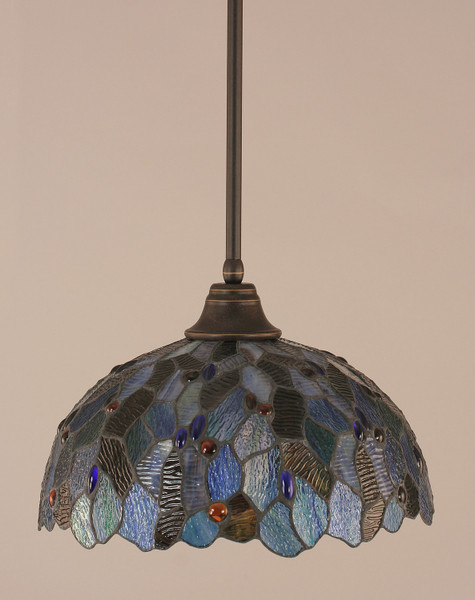Toltec Lighting - 26-DG-995 - One Light Pendant - Any - Dark Granite