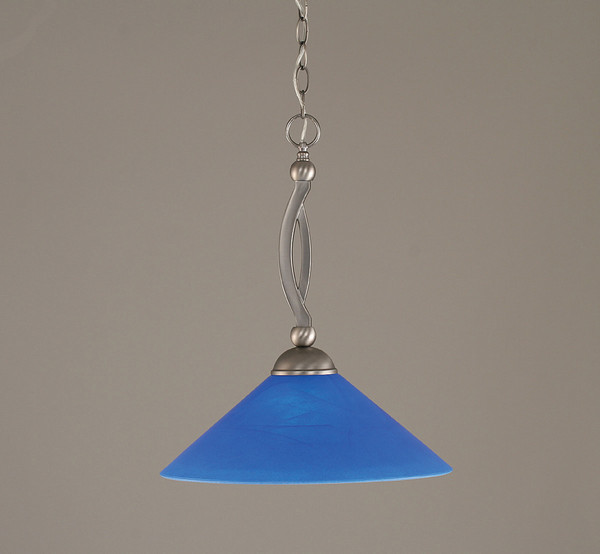Toltec Lighting - 271-BN-415 - One Light Pendant - Bow - Brushed Nickel