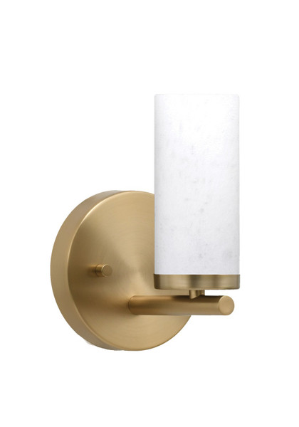 Toltec Lighting - 2811-NAB-801B - One Light Wall Sconce - Trinity - New Age Brass