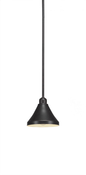 Toltec Lighting - 281-DG-410 - One Light Mini Pendant - Vintage - Dark Granite