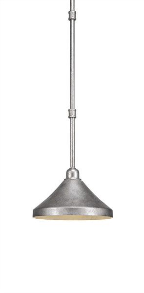 Toltec Lighting - 284-AS-418 - One Light Mini Pendant - Vintage - Aged Silver