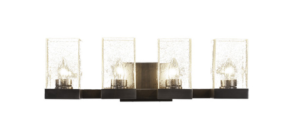 Toltec Lighting - 3124-GP-530 - Four Light Bath Bar - Nouvelle - Graphite