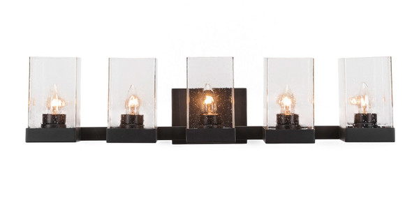 Toltec Lighting - 3125-ES-530 - Five Light Bath Bar - Nouvelle - Espresso