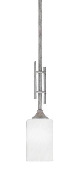 Toltec Lighting - 320-AS-3001 - One Light Mini Pendant - Uptowne - Aged Silver