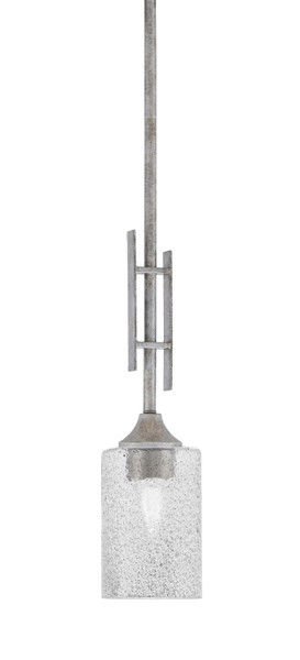 Toltec Lighting - 320-AS-3002 - One Light Mini Pendant - Uptowne - Aged Silver