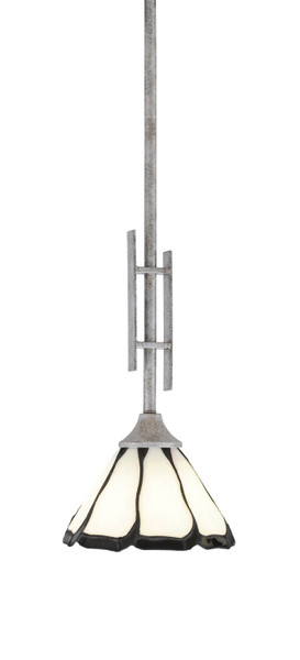 Toltec Lighting - 320-AS-9125 - One Light Mini Pendant - Uptowne - Aged Silver