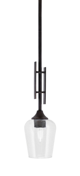 Toltec Lighting - 320-DG-210 - One Light Mini Pendant - Uptowne - Dark Granite