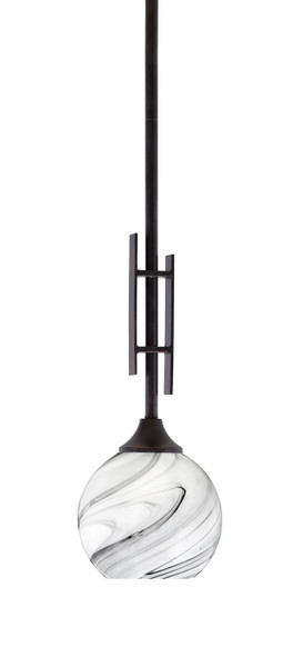 Toltec Lighting - 320-DG-4109 - One Light Mini Pendant - Uptowne - Dark Granite