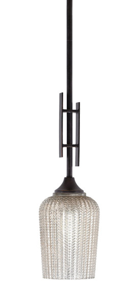 Toltec Lighting - 320-DG-4253 - One Light Mini Pendant - Uptowne - Dark Granite