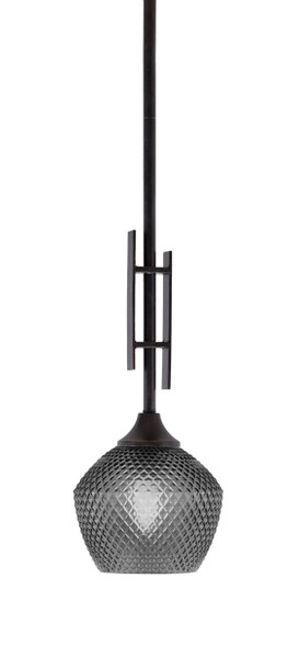 Toltec Lighting - 320-DG-4622 - One Light Mini Pendant - Uptowne - Dark Granite