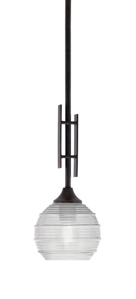 Toltec Lighting - 320-DG-5110 - One Light Mini Pendant - Uptowne - Dark Granite