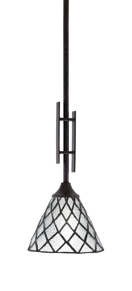 Toltec Lighting - 320-DG-9185 - One Light Mini Pendant - Uptowne - Dark Granite
