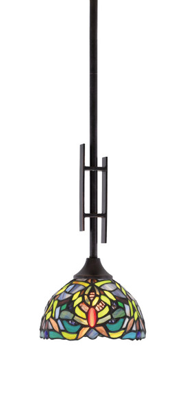 Toltec Lighting - 320-DG-9905 - One Light Mini Pendant - Uptowne - Dark Granite