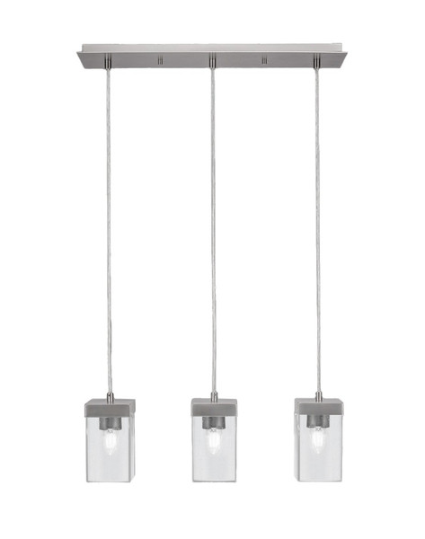 Toltec Lighting - 3213-GP-530 - Three Light Cluster Pendalier - Nouvelle - Graphite