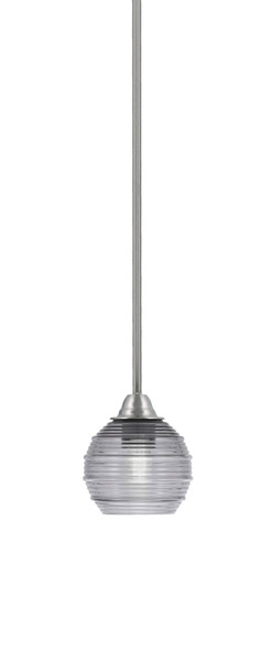Toltec Lighting - 3401-BN-5112 - One Light Mini Pendant - Paramount - Brushed Nickel