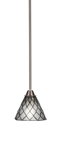 Toltec Lighting - 3401-BN-9185 - One Light Mini Pendant - Paramount - Brushed Nickel