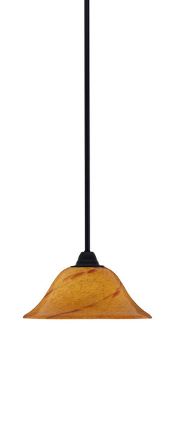 Toltec Lighting - 3401-MB-114 - One Light Mini Pendant - Paramount - Matte Black