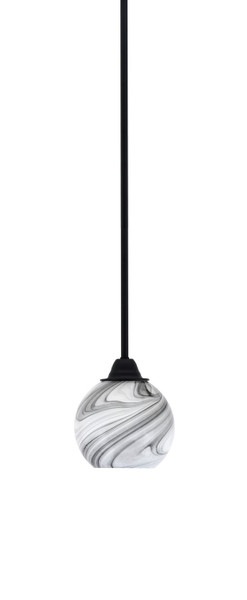 Toltec Lighting - 3401-MB-4109 - One Light Mini Pendant - Paramount - Matte Black