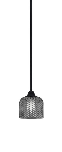 Toltec Lighting - 3401-MB-4612 - One Light Mini Pendant - Paramount - Matte Black