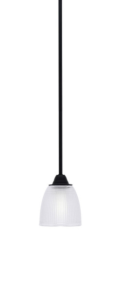 Toltec Lighting - 3401-MB-500 - One Light Mini Pendant - Paramount - Matte Black