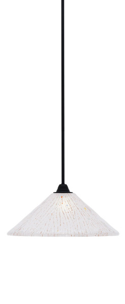 Toltec Lighting - 3401-MB-711 - One Light Mini Pendant - Paramount - Matte Black
