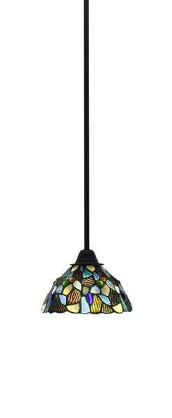 Toltec Lighting - 3401-MB-9955 - One Light Mini Pendant - Paramount - Matte Black