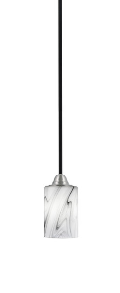 Toltec Lighting - 3401-MBBN-3009 - One Light Mini Pendant - Paramount - Matte Black & Brushed Nickel