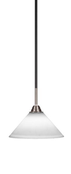 Toltec Lighting - 3401-MBBN-314 - One Light Mini Pendant - Paramount - Matte Black & Brushed Nickel