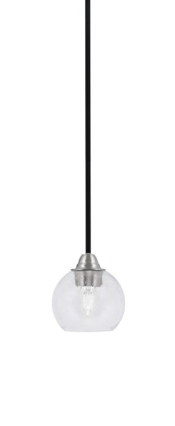 Toltec Lighting - 3401-MBBN-4100 - One Light Mini Pendant - Paramount - Matte Black & Brushed Nickel