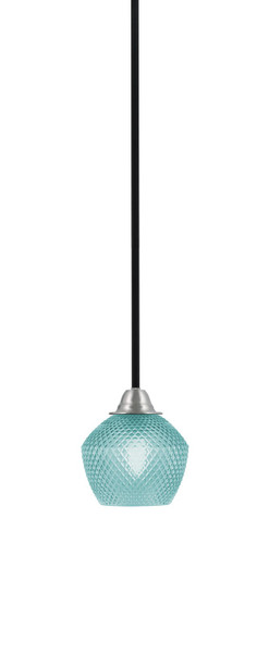 Toltec Lighting - 3401-MBBN-4625 - One Light Mini Pendant - Paramount - Matte Black & Brushed Nickel