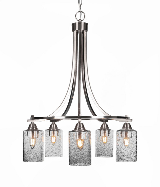 Toltec Lighting - 3415-BN-3002 - Five Light Chandelier - Paramount - Brushed Nickel